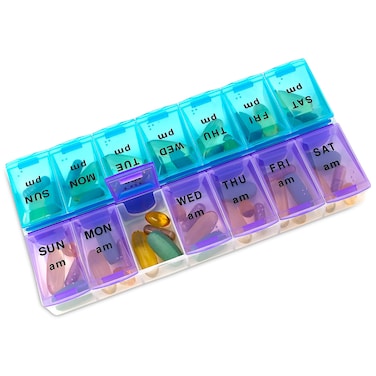 MEDca Weekly Pill Organizer TwiceaDay 1 Pill Organizer