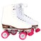 CHICAGO Skates Premium White Quad Roller Skates for Girls Beginners Classic Adjustable HighTop Design for Indoor or Outdoor Skates and Roller Derby