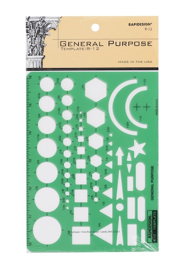 Rapidesign General Purpose Template 1 Each R12