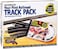 Bachmann Trains SnapFit EZ TRACK WORLDS GREATEST HOBBY TRACK PACK  Steel Alloy Rail With Black Roadbed  HO Scale  White Medium