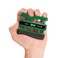Prohands Gripmaster Hand Exerciser Finger Exerciser Hand Grip Strengthener SpringLoaded FingerPiston System Isolate and Exercise Each Finger 15 lb XXLight Tension GreenGripmaster