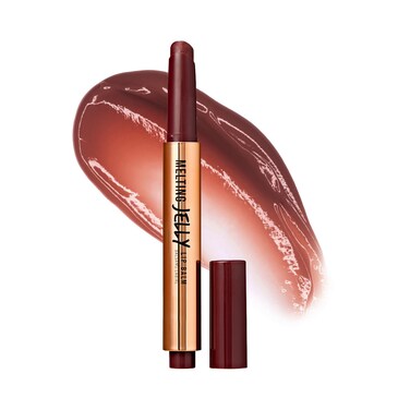 KISS NEW YORK Professional Melting Jelly Lip Balm High Shine  Moisturizing Lip Stick Long Lasting Plumping Effect Look NonSticky  Not Cakey Easy Application  Natural Coverage Mocha