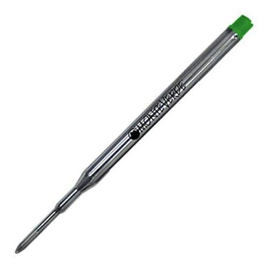 Monteverde Ballpoint Refill to Fit Sheaffer Ballpoint Pens Medium Point Soft Roll Green 2 per Pack S132GN