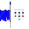 Monteverde Capless Gel Ballpoint Refill to Fit Parker Ballpoint Pens Fine Point Blue 2 per Pack P422BU