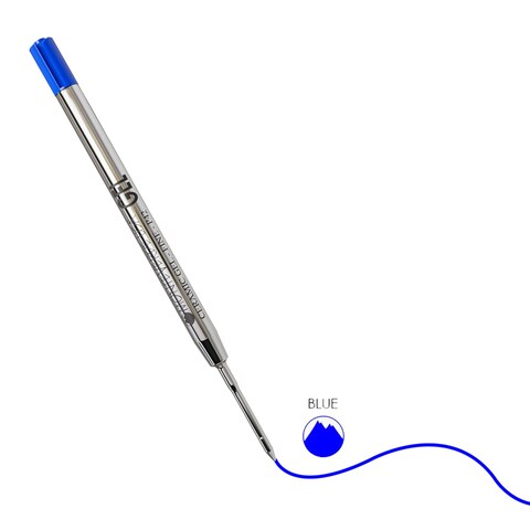 Monteverde Capless Gel Ballpoint Refill to Fit Parker Ballpoint Pens Fine Point Blue 2 per Pack P422BU