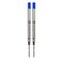 Monteverde Capless Gel Ballpoint Refill to Fit Parker Ballpoint Pens Fine Point Blue 2 per Pack P422BU