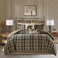 Woolrich Rustic Lodge Cabin Comforter Set  All Season Down Alternative Warm Bedding Layer and Matching Shams Oversized Twin Hadley Plaid Multi