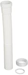 Danco 51069 Universal Flexible Tailpiece Extension 112 in Slip Joint Plastic 1112 in L 112 x 1112 White