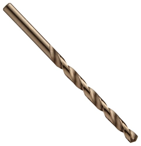 Chicago Latrobe 1U202 550 Series Cobalt Steel Jobber Length Drill Bit Set with Metal Case Gold Oxide Finish 135 Degree Split Point Wire Size 60piece 60  1