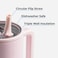 HydroJug Traveler  40 oz Water Bottle with Handle  Flip Straw  Fits in Cup Holder Leak Resistant TumblerReusable Insulated Stainless Steel  Rubber Base  Gifts for Women  Men Black