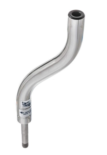 Attwood SP7153TSS LockN Pin 34 Boat Seat Swivel Offset Polished Stainless Steel Finish
