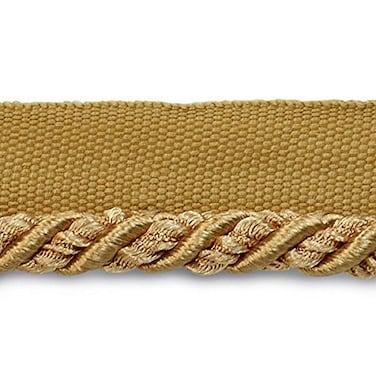 Trims by the Yard Mariel 14 Decorative Lip Cord Trim  Gold 20 yard cut