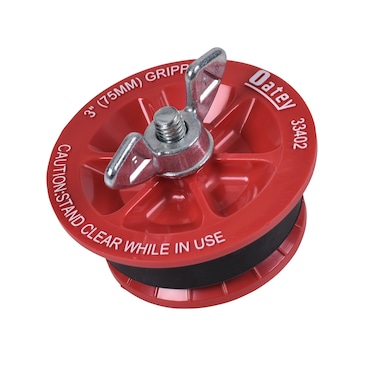 Oatey 33402 Mechanical Test Plug 3 in 5 Psi Back Plastic 110 Deg F 3 Inch Red