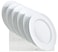 Calypso Basics by Reston Lloyd Melamine Dinner Plate Set of 6 White