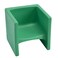 Childrens Factory 3in1 Cube Chair for Kids Flexible Seating Classroom Furniture 1Pack Green