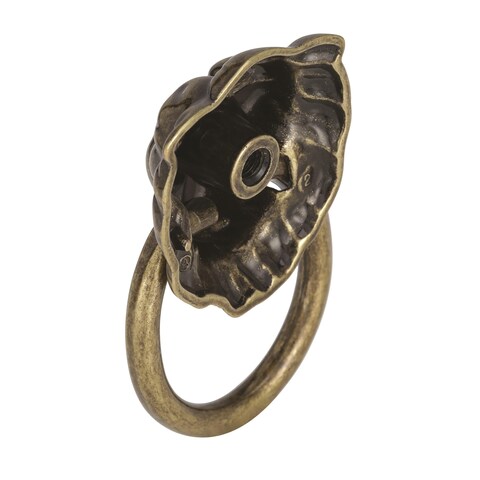 Amerock Traditional Classics Lion Head Ring Pulls  Antiqued Brass
