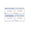 2000 Plus SelfInking Date and 4 Phrase Stamp BlueRed