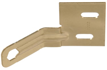 Hardware Essentials 852989 BiFold Door Aligner Brass