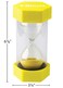 Teacher Created Resources 3 Minute Sand Timer  Large 20659 Yellow