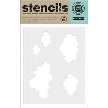 Hero Arts SA018 Stencil Cloud Pattern 525 x 65