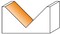 CMT 81588011 VGrooving Bit with 90Degree Cutting Angle 12Inch Shank
