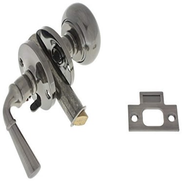 IDHBA idh by St Simons 2125015A Premium Quality Solid Brass Storm Screen Door Latch Antique Nickel