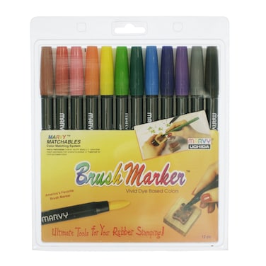Uchida Brush Markers 12PkgPrimary