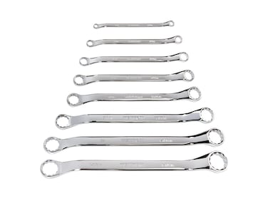 TEKTON 45Degree Offset Box End Wrench Set 8Piece 14114 in  WBE23008