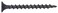 The Hillman Group 47664 6 x 2Inch Coarse Thread Drywall Screw Phillips Drive Black