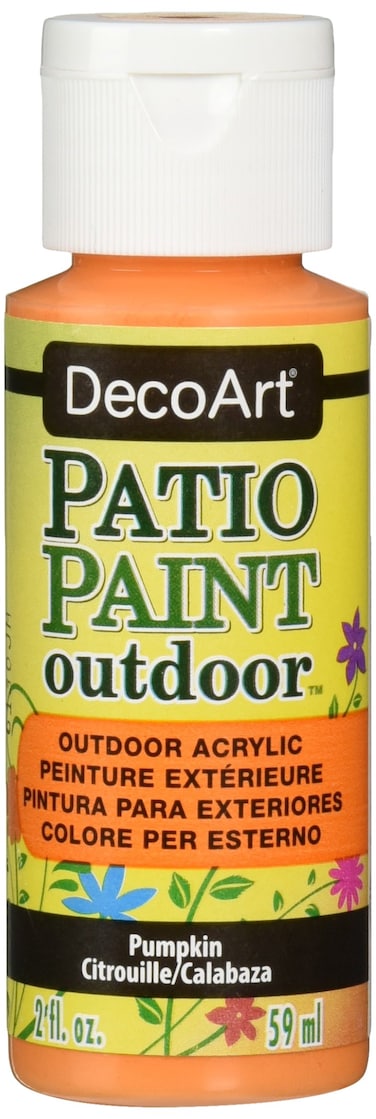 DecoArt 25821 Patio Paint 2Ounce Pumpkin Acrylic Paint