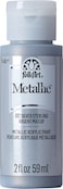 FolkArt K662 Acrylic Paint Metallic 2OZ 2 Fl Oz Pack of 1 Silver Sterling
