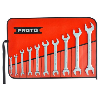 Proto 10 Piece Satin OpenEnd Wrench Set
