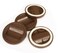 Slipstick CB845 314 Inch Bed Roller  Furniture Wheel Gripper Caster Cups Set of 4 Chocolate Brown ColorLarge