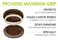 Slipstick CB845 314 Inch Bed Roller  Furniture Wheel Gripper Caster Cups Set of 4 Chocolate Brown ColorLarge