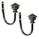 Kenney Arts and Crafts Window Curtain Holdback Pair Oil Rubbed Bronze