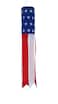 In the Breeze Stars and Stripes  24 Inch Windsock  Patriotic Hanging Decoration  Red White and Blue