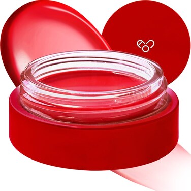 AOU GLOWY TINT BALM Tinted Lip Balm with Natural Gloss Instant Hydration for Chapped Lips 012Oz 04 Cherry Balm