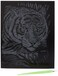 Royal Brush Silver Foil Engraving Art Kit 8X10 White Tiger