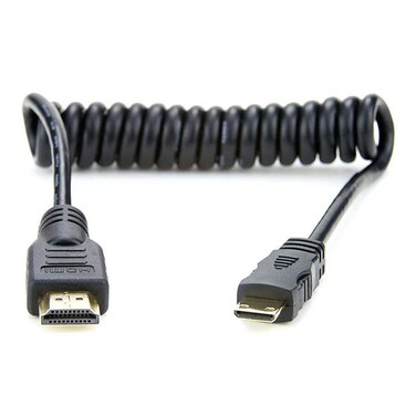 Atomos 118130cm Coiled Mini HDMI to Full HDMI Cable
