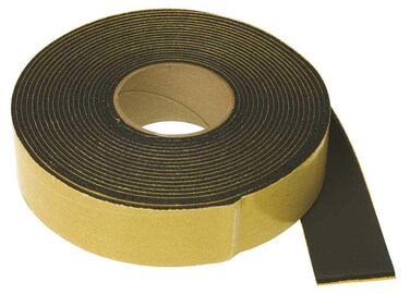 Frost King IT308 Rubber Insulation Tape 2in Wide x 18in Thick x 30ft Long Black