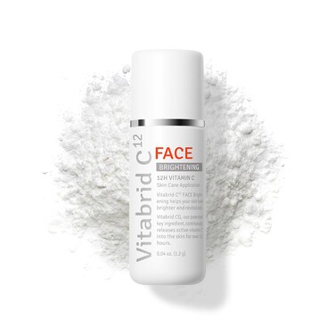 VITABRID C12 Vitamin C Boost Powder for Face with Niacinamide  12 hours Active Vitamin C  Even Skin Tone Age Defying Minimizing Pores  Mix Powder with Serum  Cream 004oz