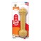 Nylabone Power Chew Barbell Bone Chew Toy for Dogs Durable Dog Toy Peanut Butter Flavor Large  Up to 50 lbs 1 Count