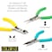 The Beadsmith ColorID Pliers  Color Coded Set  5 Inches 3 Piece Kit Chain Nose Round Nose  Side Cutter  Tools for Jewelry Making