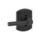 Schlage F170 BRW 622 GRW Broadway Door with Greenwich Trim One Sided NonTurning Dummy Door Handle Matte Black