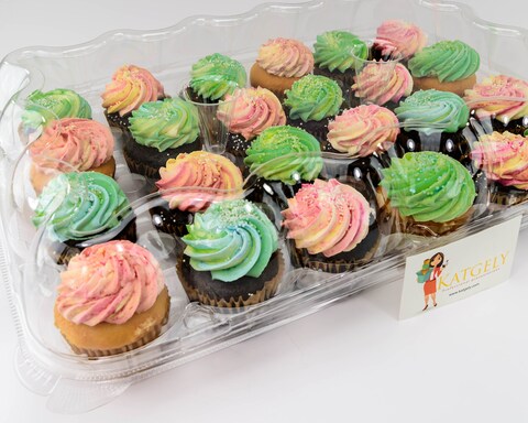 Plastic cupcake containers sale