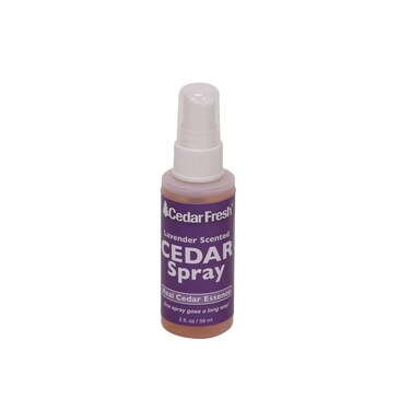 Household Essentials CedarFresh 84802 Cedar Power Spray with Lavender Essence Scent  Protects Closets  Restores Scent to Cedar Wood Accessories  2 fl oz  Purple