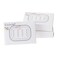 UVIVIU Plastic Soap Dish Container Keeps Soap DryEasy CleaningDrainWhite