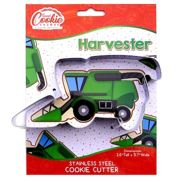 Farm Combine Harvester Cookie Cutter Premium FoodGrade Stainless Steel Dishwasher Safe