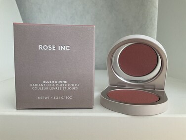 ROSE INC Cream Blush Refillable Cheek  Lip Color Heliotrope