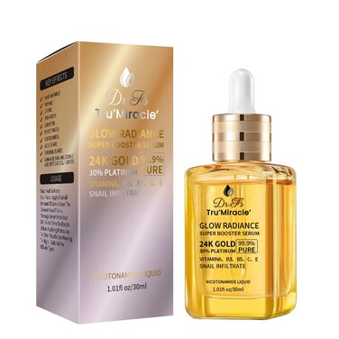 24K Gold Serum for Face with PlatinumFace tightening and lifting Anti aging Resurfacing retinol serum with VitaminB3CE for Deep wrinkle filler Collagen Booster serum colageno liquido para la cara